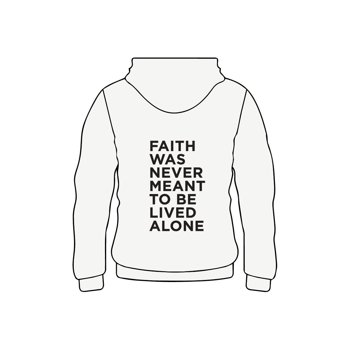 WE > ME Hoodie back