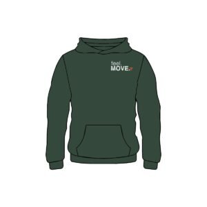 See. Feel. Move. Hoodie front
