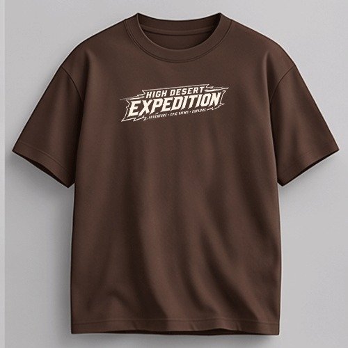 Jacumba Expedition T-Shirt, Dark Chocolate, front